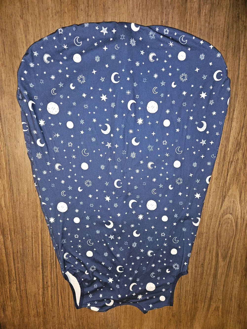 Navy Star & Moon Sleeveless Baby Sleep Sack